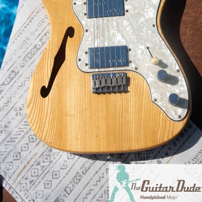 1976 Greco Spacey Sounds TE500N - (TE-500) Telecaster Thinline Clone - Ash Body - Made in Japan - PRO SET UP w Perfect Frets/Action/Intonation! image 7