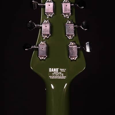 Danelectro Dan O. Cool Baritone Electric Guitar, Green image 10
