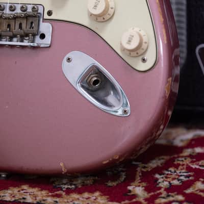 1997 Fender Custom Shop Cunetto Relic 1960 Stratocaster - Burgundy Mist image 6