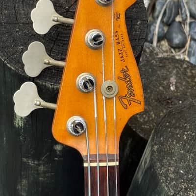 Fender Jazz Bass 1961 - very cool 1st issue "Stack Knob" Jazz ready for your collection ! image 7