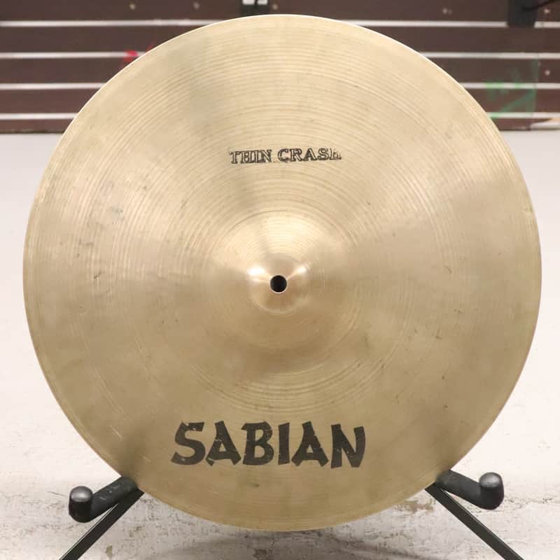Sabian HH 16" Thin Crash Cymbal Cracked image 1