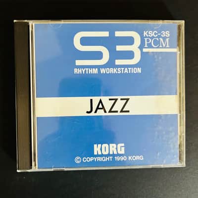 KORG KSC-3S Jazz PCM/ROM Cards for S3 Rhythm Workstation