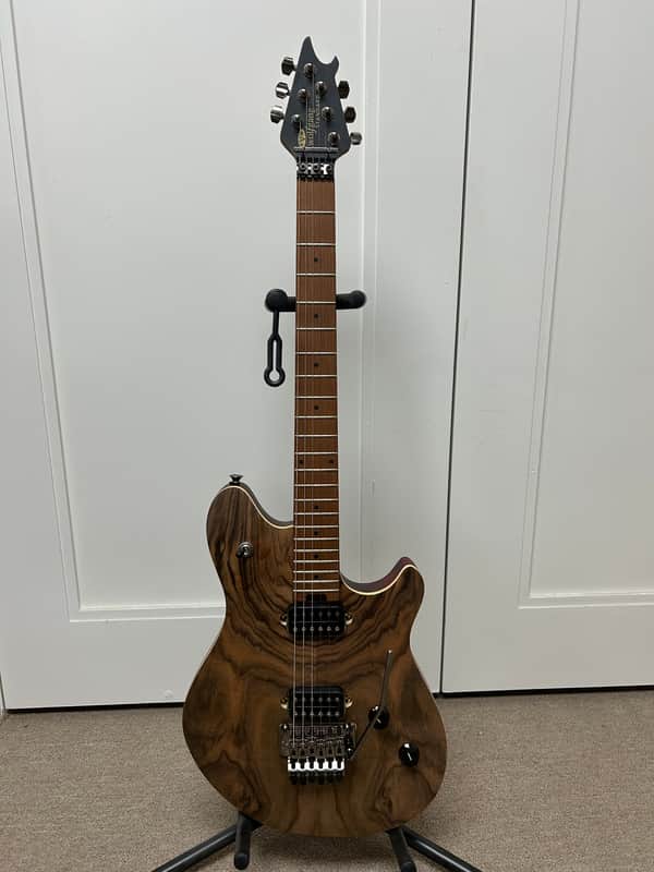 EVH Wolfgang WG Exotic Electric Guitar - Black Walnut Natural image 1