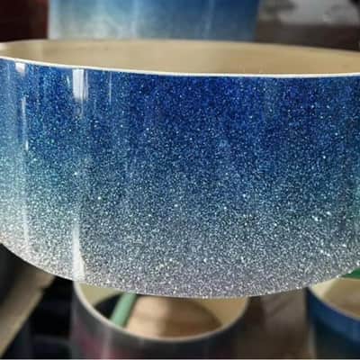 Dolby 12” x 9” Silicone Blue Fade Electronic Floor Tom for Roland Yamaha Drum image 2