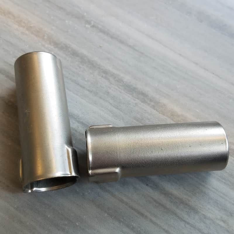 Elco Pair (2) Tube Shields 6AQ5 7-pin J-Slot TS102U03 J30-02 Vintage Vacuum 1950s-1960s image 1