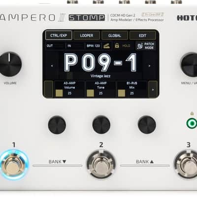Immagine Hotone Ampero II Stomp Amp Modeler and Effects Processor Pedal - 2