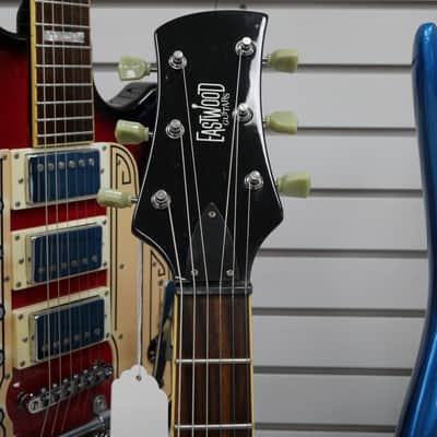 Eastwood Sidejack Sunburst Burns Tremolo w/ Soft Case image 8