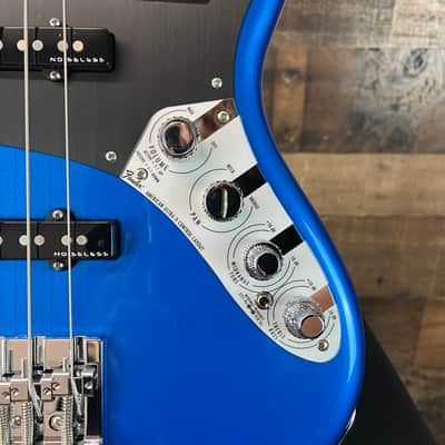 Fender American Ultra II Jazz Bass, Noble Blue, Ebony Fingerboard, Hard Case, Free Ship, 829 image 9