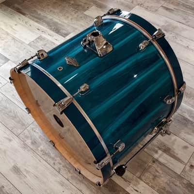 Tama Starclassic Performer MBSB22DM 22x16 Bass Drum w/ Mount - Sky Blue Aurora image 2