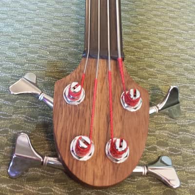 Birdsong Embrace Fretless 2013 Natural Walnut image 7