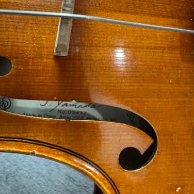 Yamaha V5 Series 3/4 Violin Outfit w/ Bow & Hard Case – Student Model image 7