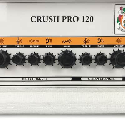 Orange CR120H Crush Pro 120-Watt Guitar Head 2013 - Present White image 2
