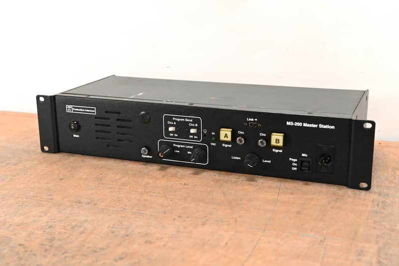 Production Intercom MS-200 2-Channel Master Station (NO POWER SUPPLY) CG01CSU image 1
