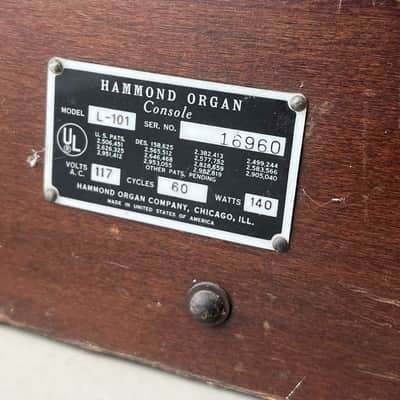 Hammond L-101 + Leslie 760 image 8