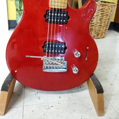 Ernie Ball Music Man AXIS SPORT 1998 RED HH MAPLE TREM image 4