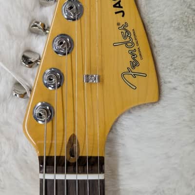 Fender American Professional Classic Jaguar, Rosewood board, Faded Firemist Gold image 5