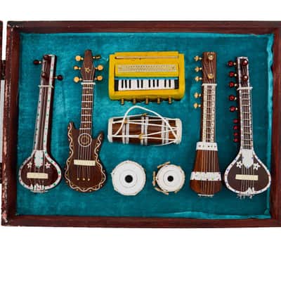 Handmade Miniature Musical Instrument, Wall Hanging, Home Decoration, For Home Office Assoted image 2