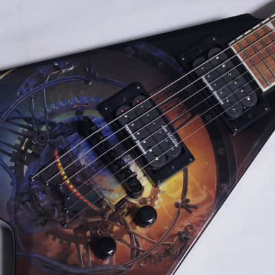 DEAN Dave Mustaine VMNT V electric GUITAR Maxwheel graphic w/ Case - NEW image 6