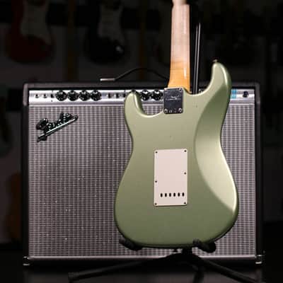 Fender Custom Shop 1959 Stratocaster Journeyman Relic 2024 - Faded Sage Green Metallic image 2