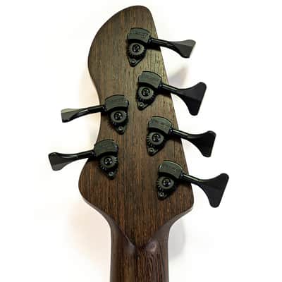 2019 Alpher Mako Elite Thinline 6-String Bass Guitar w/ Aguilar Super Singles, Wenge Neck/Top, Boutique Build Quality image 13
