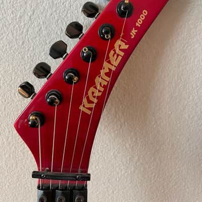 1985 Kramer JK-1000 Electric Guitar ("Japanese Baretta") Banana Hockey Stick - Excellent Condition image 6