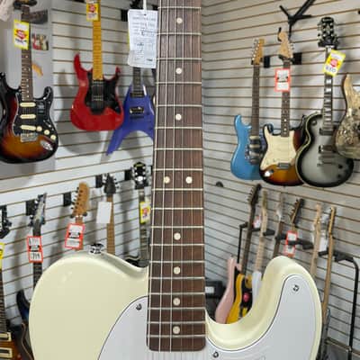 Fender Standard Telecaster Electric Guitar - Olympic White & PLEK*D #961 image 7