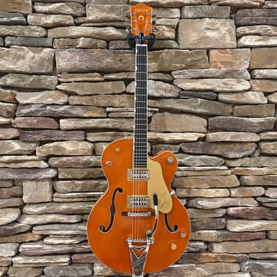 Gretsch G6120T Brian Setzer Signature Nashville Hollow Body '59 "Smoke" with Bigsby - Semi-Gloss Orange Lacquer w/ HSC image 1