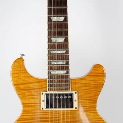 1998 Gibson Les Paul Standard Double Cut Amber Flame Maple Top Original Case 7 lbs 1 oz 60's 1960's Neck Profile image 12