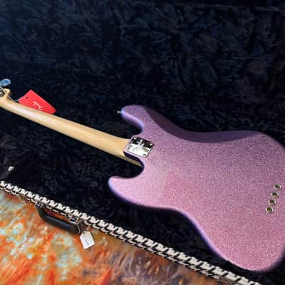 Fender Limited Edition Adam Clayton Jazz Bass 2017 - Purple Sparkle image 2