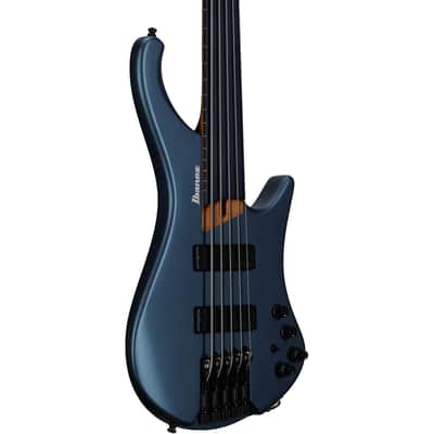 Ibanez EHB1005F Electric Bass (with Gig Bag), Arctic Ocean Matte image 1