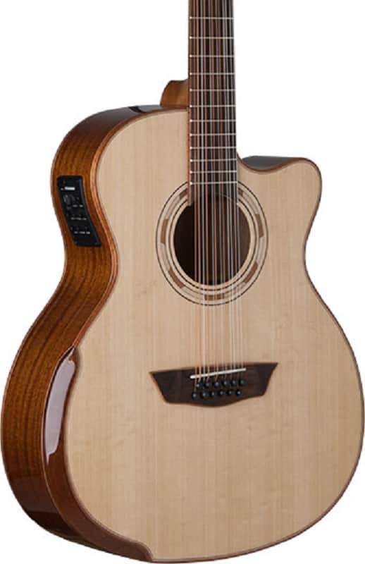 Washburn G15SCE-12 Comfort Deluxe Series Grand Auditorium (12 String) Acoustic Electric Guitar. image 1