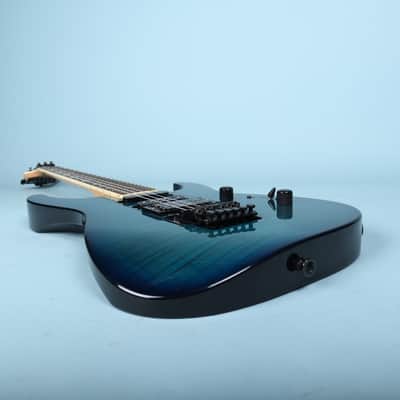 Jackson DK2 Dinky Transparent Blue Burst Seymour Duncan Floyd Rose image 13