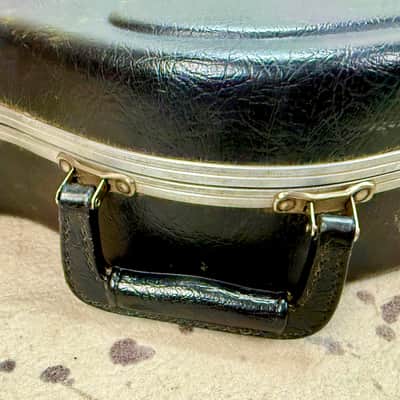 Fender Red Logo Bass Guitar Case 1990's - Black image 5