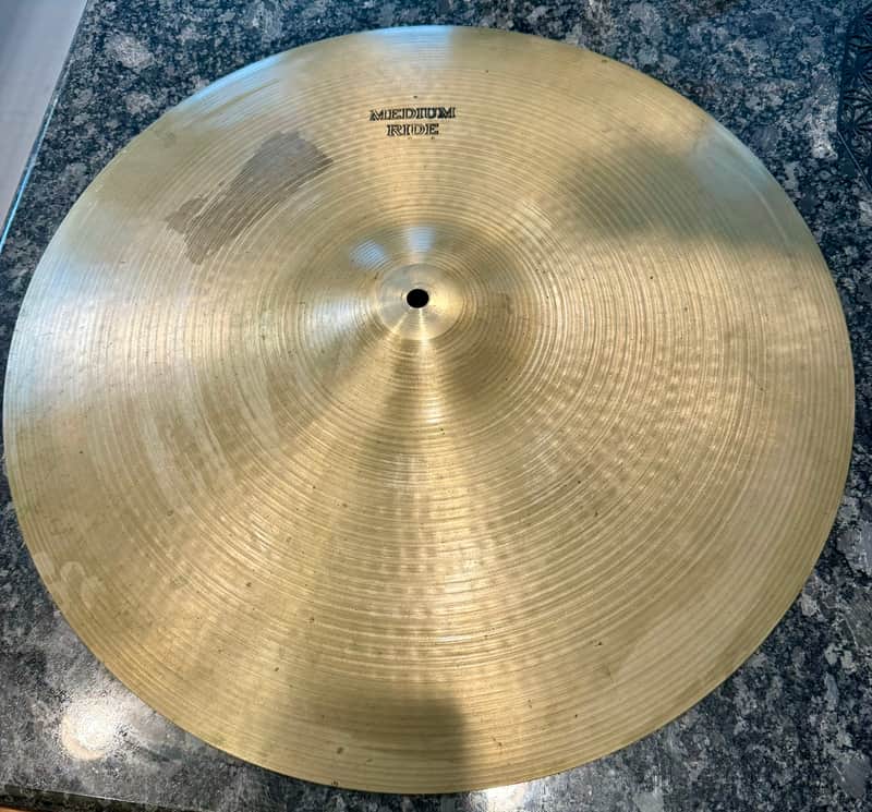 Sabian 20" AA Medium Ride Cymbal 1982 - 1984 - Natural image 1