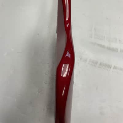 Fender Noventa Stratocaster 2021 Crimson Red Transparent image 9