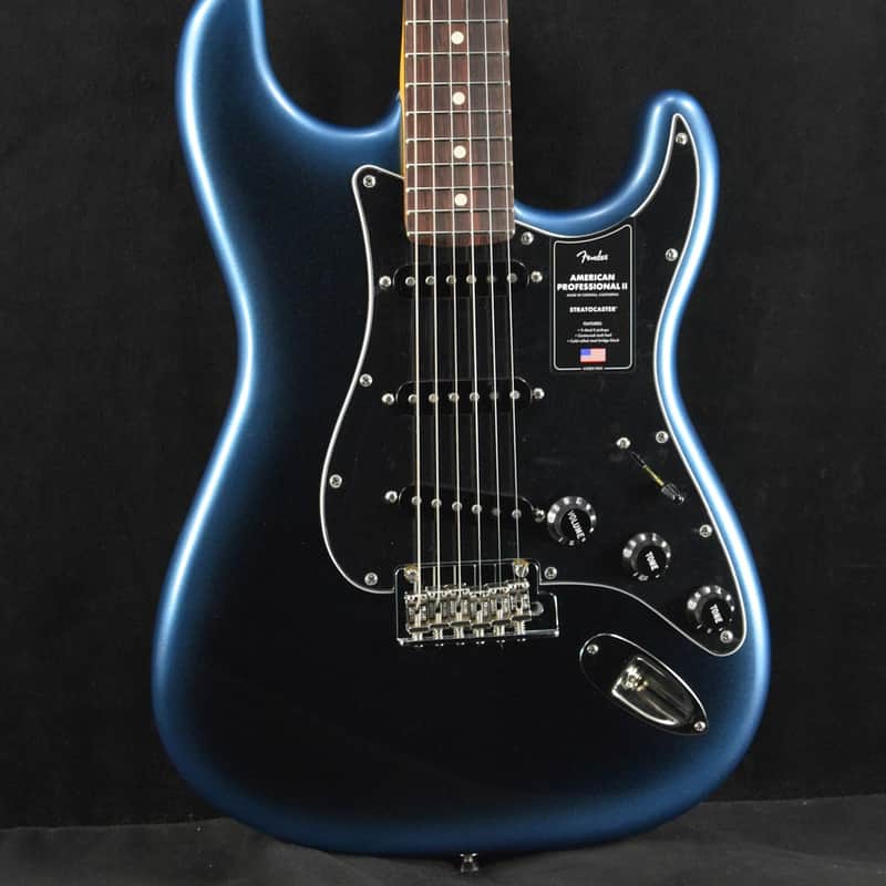 Photos - Guitar Fender American Professional II Stratocaster Dark Night Rosewo... 