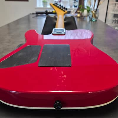 Jackson Custom Shop Telecaster 1987 Ferrari Red HSS Made in USA Vintage American San Dimas pre-Fender 80s Guitar KAHLER KILLER Floyd Rose image 25