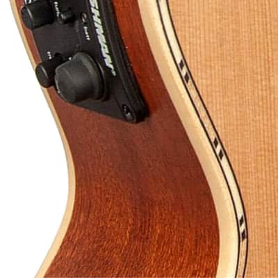 Lanikai CDST-CET Cedar Solid Top Cutaway Acoustic Electric Tenor Ukulele w/ Bag image 4