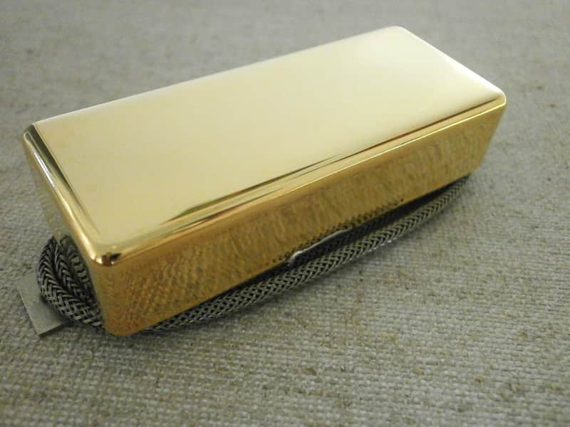 FIREBIRD Pickup Bridge Gold Plated Vintage Correct 1964 1965 60s Gibson Bird by Q pickups image 1