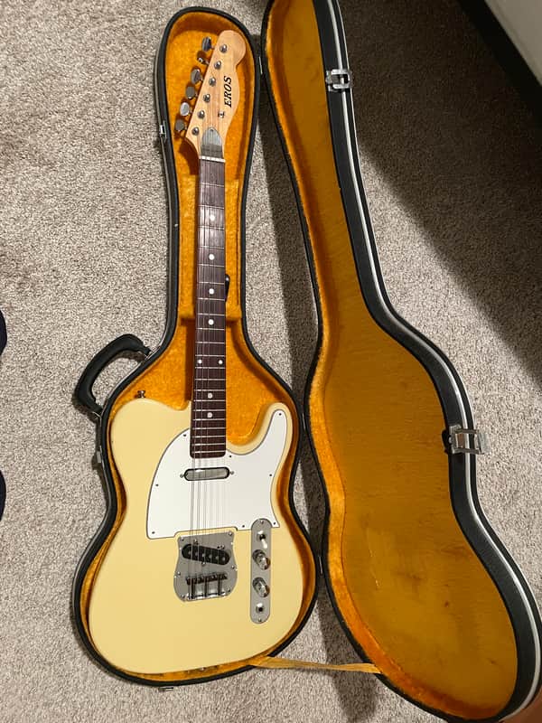 Eros Ibanez Maxon Telecaster Copy 1970s Vintage Electric Guitar image 1