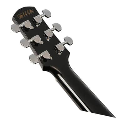 Used Ibanez AAM100E Advanced Auditorium A/E Guitar - Black High Gloss image 5