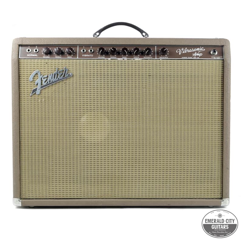 Fender Vibrasonic 6G13-A Brownface 40-Watt 1x15" Guitar Combo 1961 - 1963 image 1