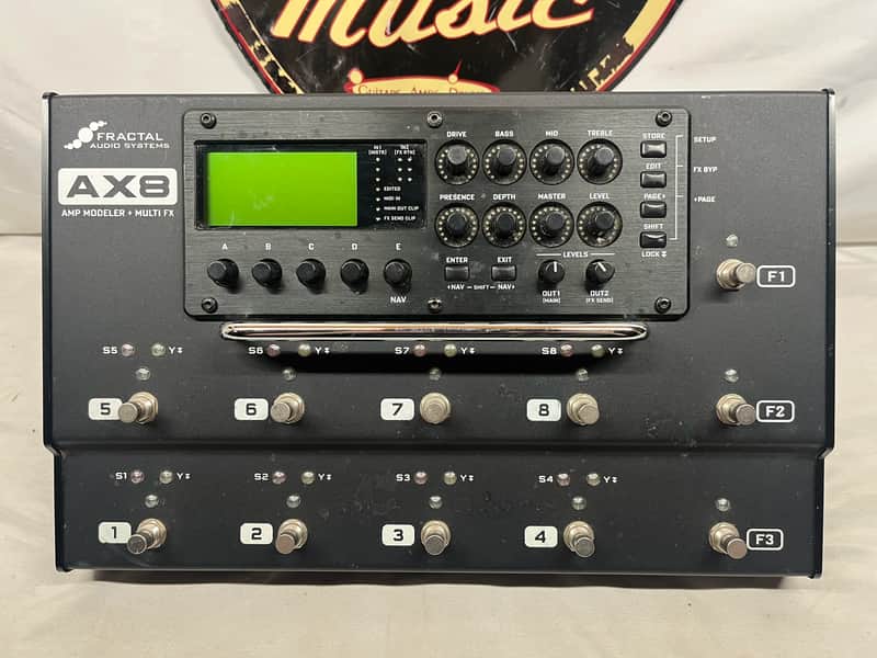 Fractal Audio AX8 Amp Modeler + Multi-FX | Reverb