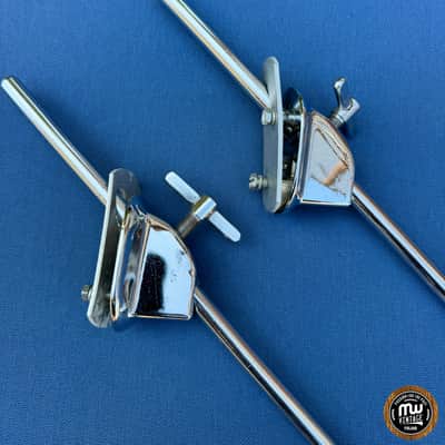 Slingerland Bassdrum Spurs Pair Niles Vintage 70s Rare image 2