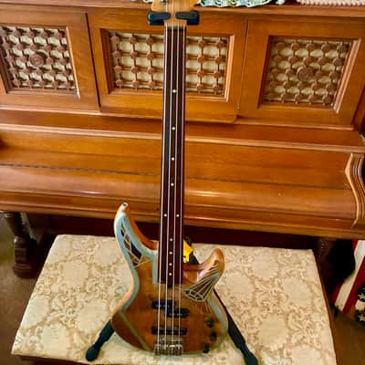 Yamaha Fretless Bass 1991 - Natural image 3
