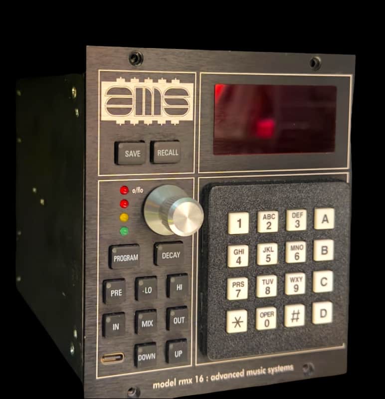 AMS Neve Model RMX16 500 Series Digital Reverb Module 2020 - Black image 1