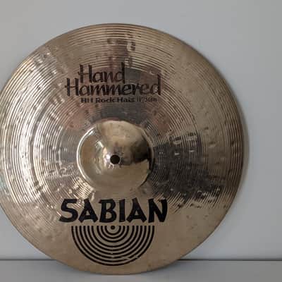 Sabian 14" Hand Hammered Rock Hi-Hat TOP Cymbal 1996 - 1998 - Brilliant image 1