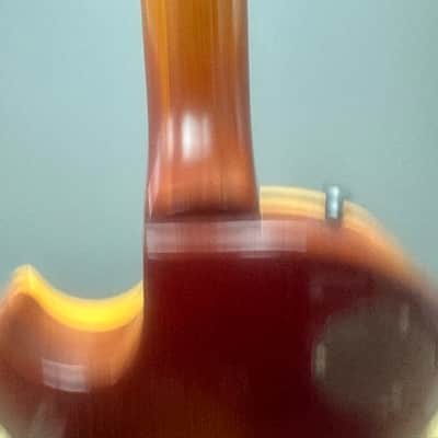 1974 Gibson Les Paul Deluxe Cherry Sunburst Solid Body Electric Guitar, image 5