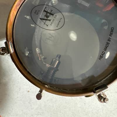 A&F Drum Company Raw Steel Snare Drum - 4 x 6-inch image 3