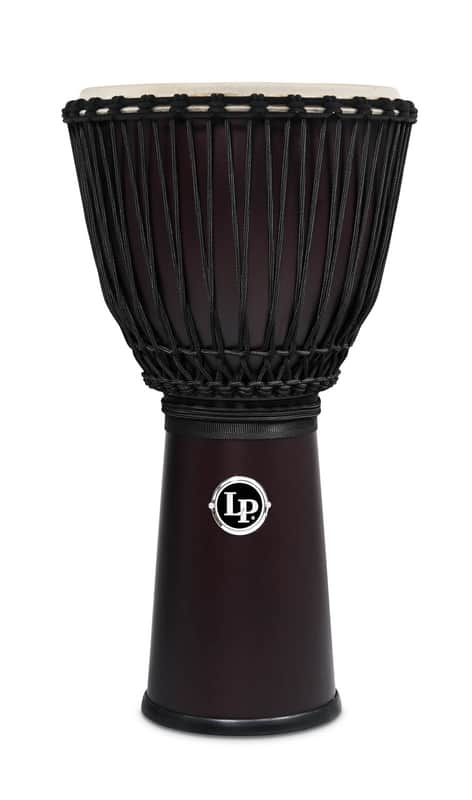 LP LP799-DW 12-1/2"-Inch Rope Tuned Siam Walnut Djembe image 1